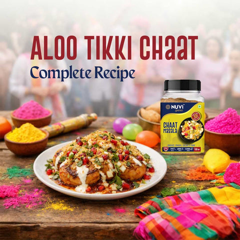 Aloo Tikki Chaat Recipe | Street Style Chaat at Home