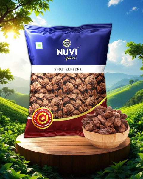 Badi Elaichi | Black Cardamom | Whole Spice for Biryani