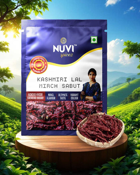 Sabut Kashmiri Lal Mirch | Whole Kashmiri Red Chilli