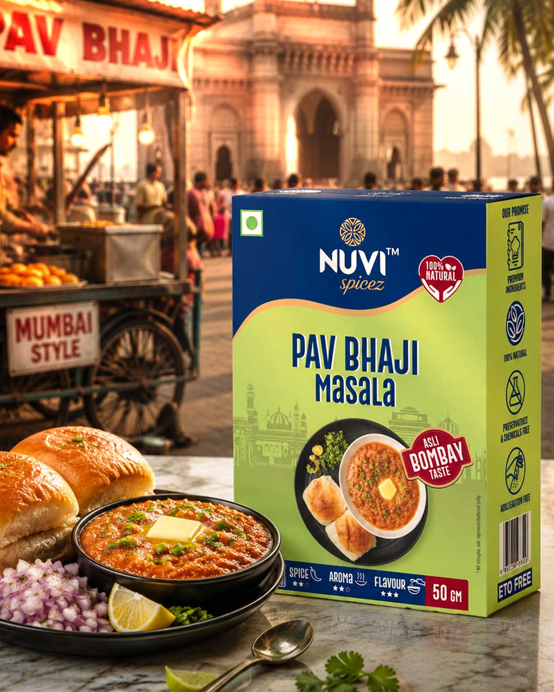 Pav Bhaji Masala | Mumbai Style Taste