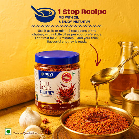 Chilli Garlic Chutney Powder