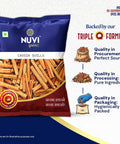 Cassia Cinnamon Sticks package showcasing quality sourcing, pure ingredients, and hygienic packaging.