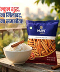 Cassia Cinnamon Sticks displayed with rice and spices in a natural setting, enhancing flavors and aroma.