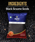 unpolished black sesame seeds