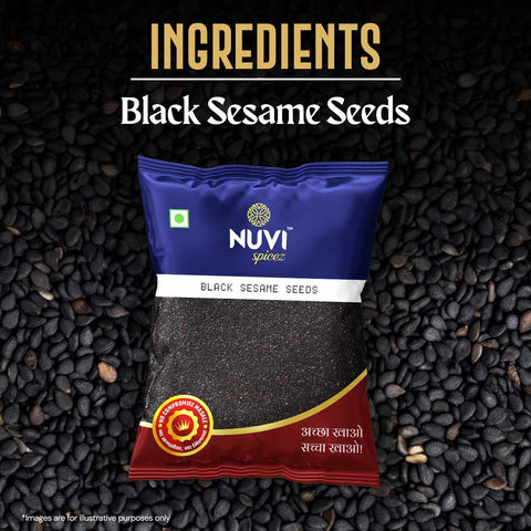 unpolished black sesame seeds