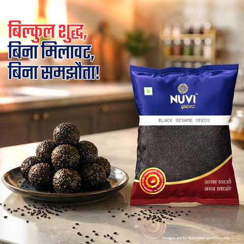 protein rich black sesame seeds